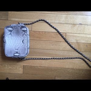 Zadig and Voltaire Snakeskin Gray crossbody